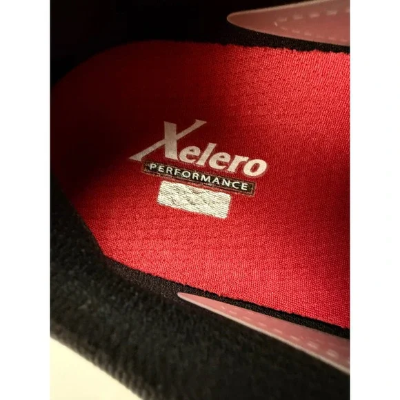Xelero Men's Black Leather Arch Support Walking Performance Sneakers9 4E Wide